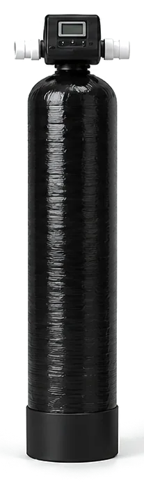 Illustration of the softener tank, 10x54, with control valve